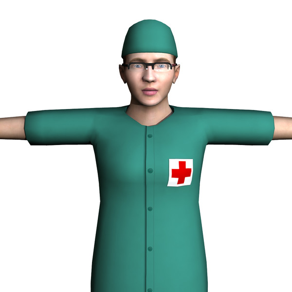 maya surgeon female 02 - Surgeon Female 02... by ignisfatuus